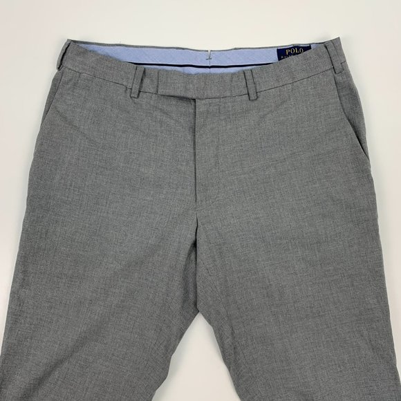 Polo Ralph Lauren Lightweight Chino Pant Slim Fit Fine Italian Fabrics Gray 32 - Picture 3 of 14